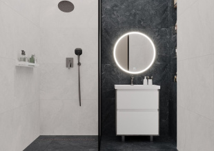 Керамогранит Laparet Overland Pluto structure matt (GHR) glossy ink  рект. (60х120х0,8)